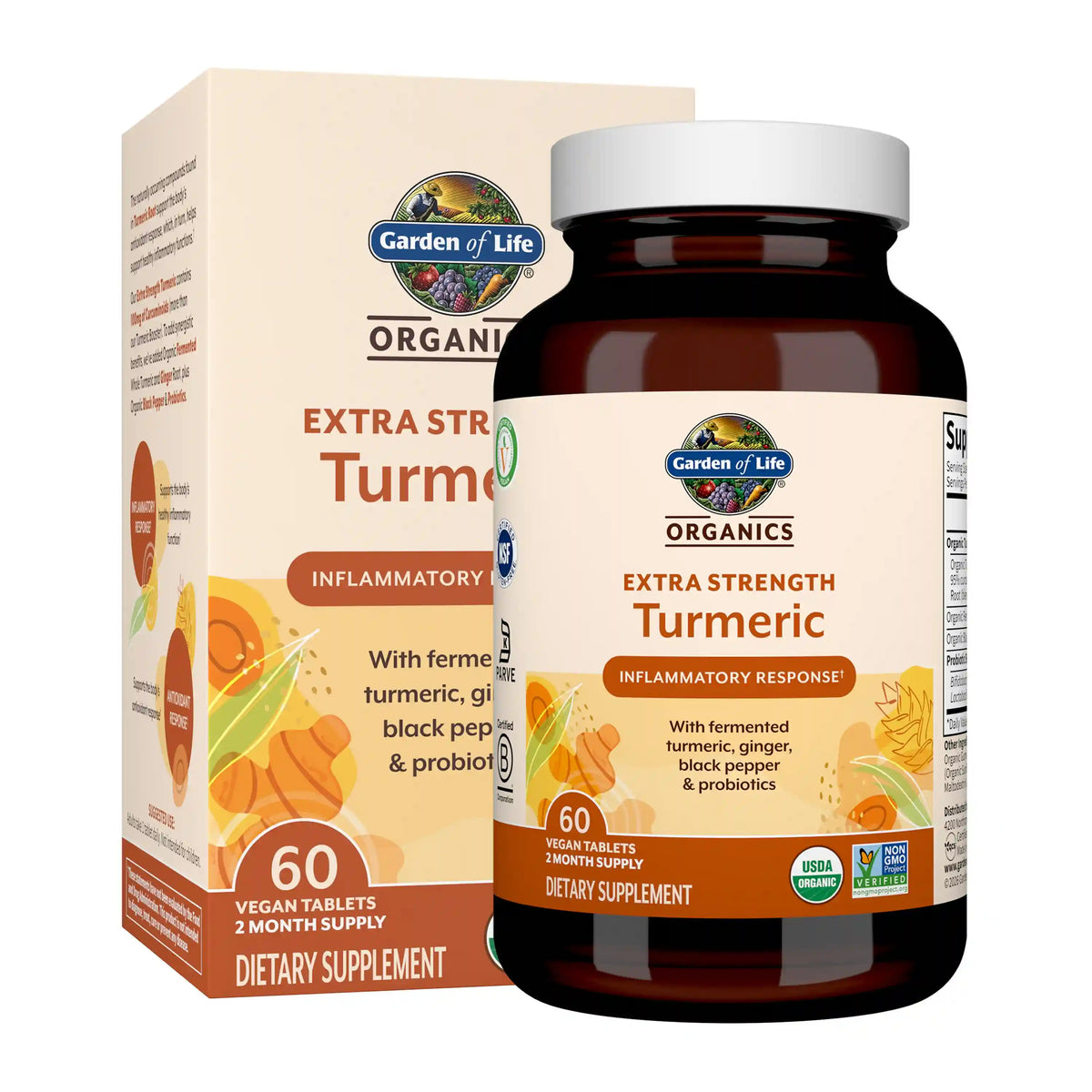 Organics Extra Strength Turmeric Tablets
