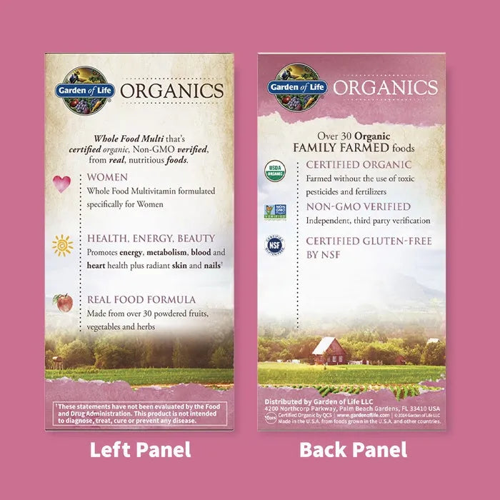 Organics Women's Multi Tablets