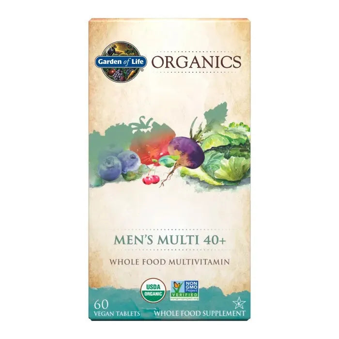 Organics Men's 40+ Multi Tablets
