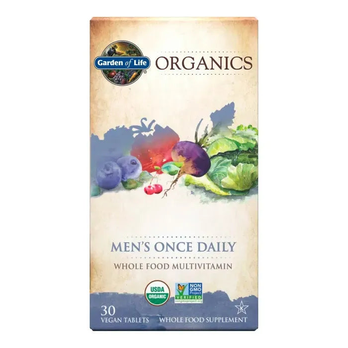 Organics Mens Once Daily Tablets