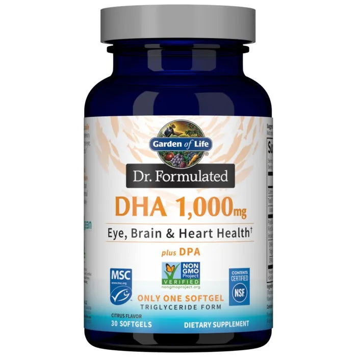 Dr. Formulated DHA 1,000mg 30 Softgels