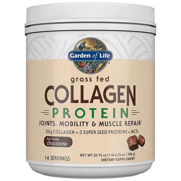 Grass Fed Collagen Protein Chocolate 20.74oz (588g) Powder