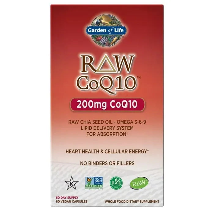 Raw CoQ10 - 60 Capsules