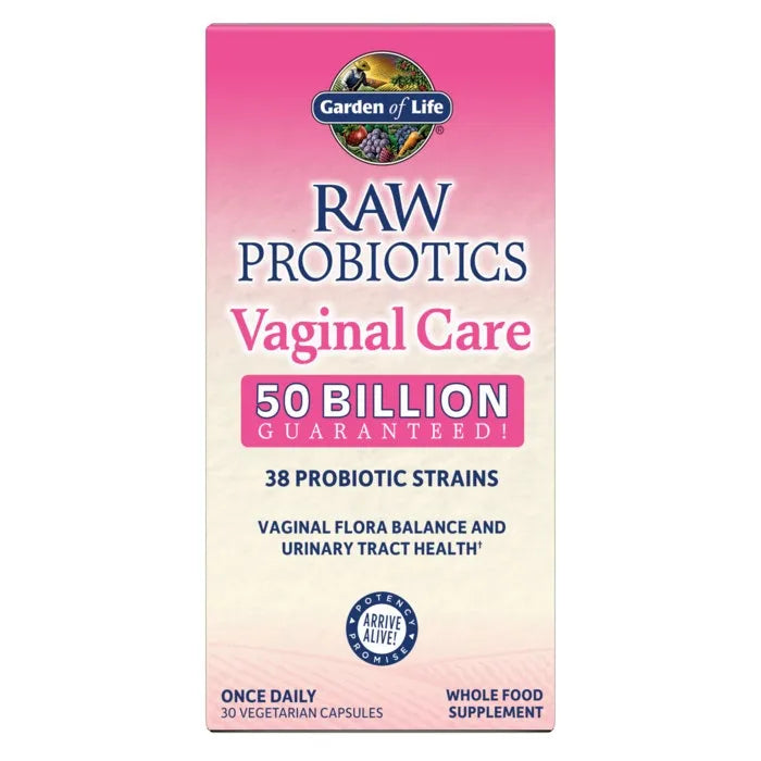 Raw Probiotics Vaginal Care Cooler 30 Capsules