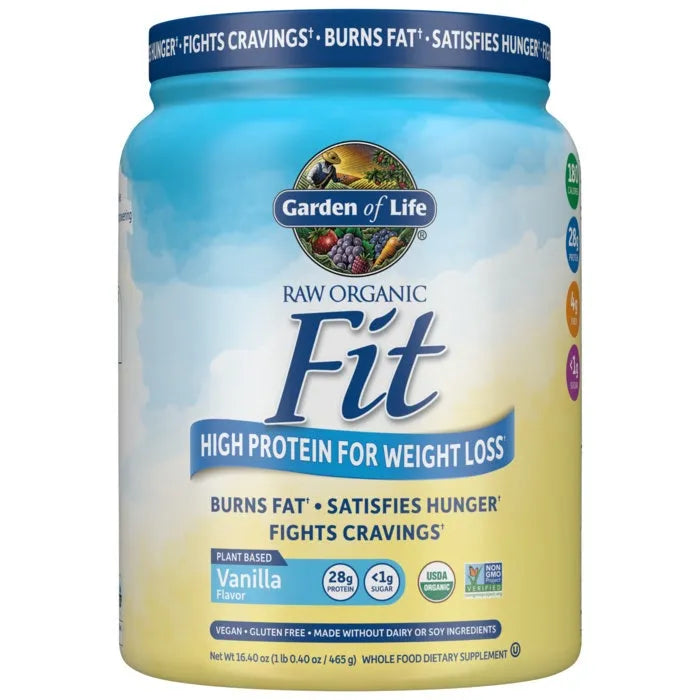 Raw Organic Fit Vanilla Powder